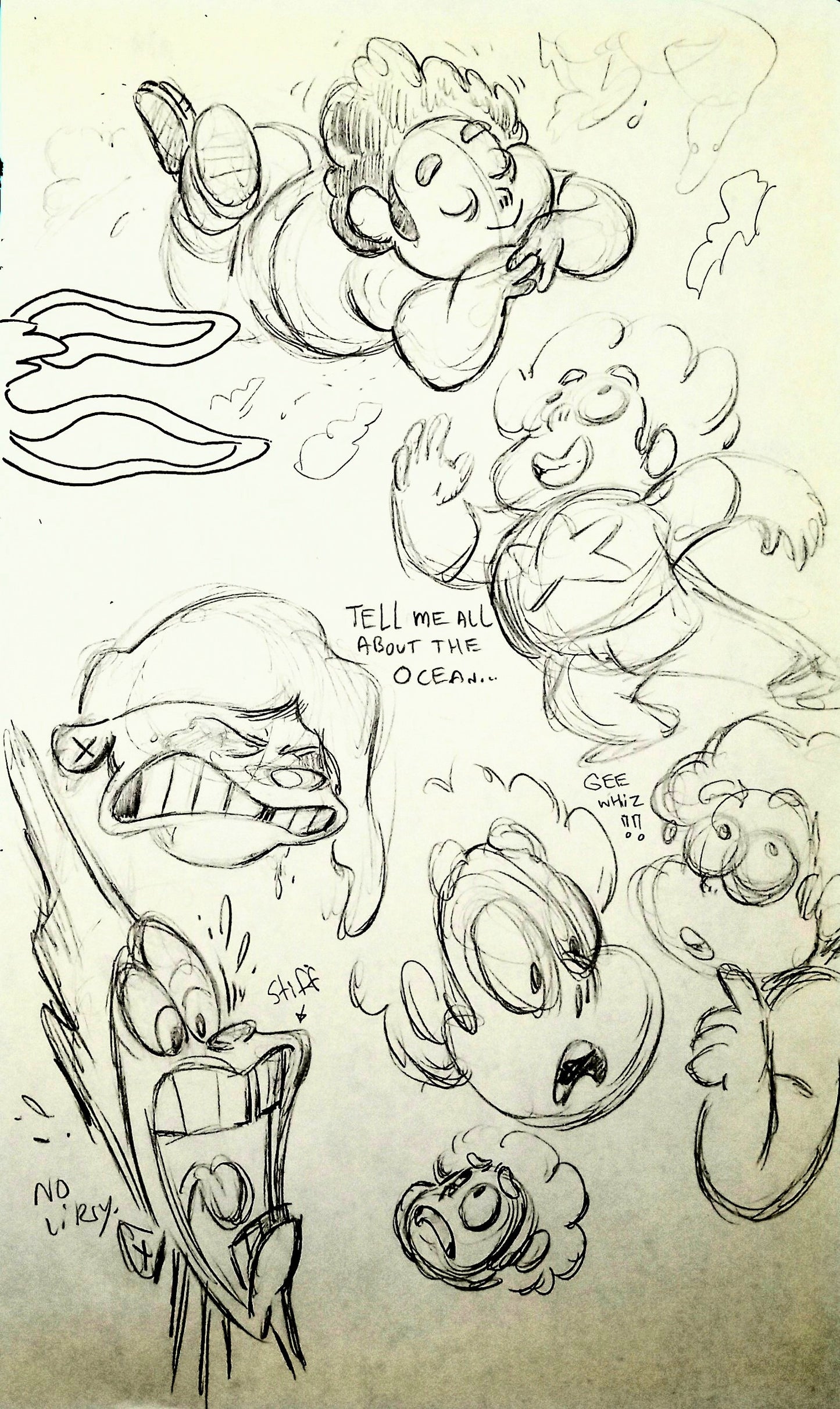 *Patreon Special* "Double Stee" SU & EEnE pencil drawings