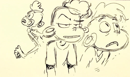SU "Lots O Larses" Pen Drawings