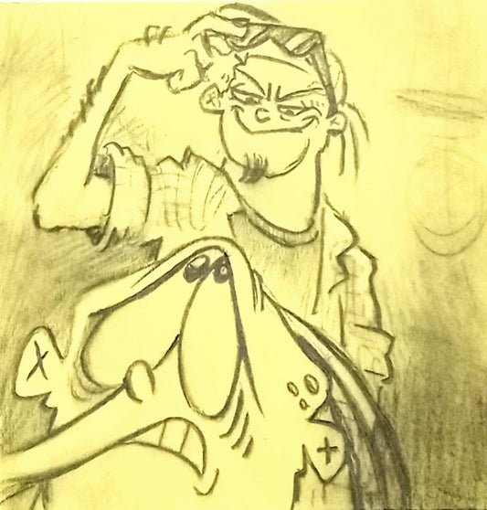 EEnE "Say Uncle" Graphite Drawing
