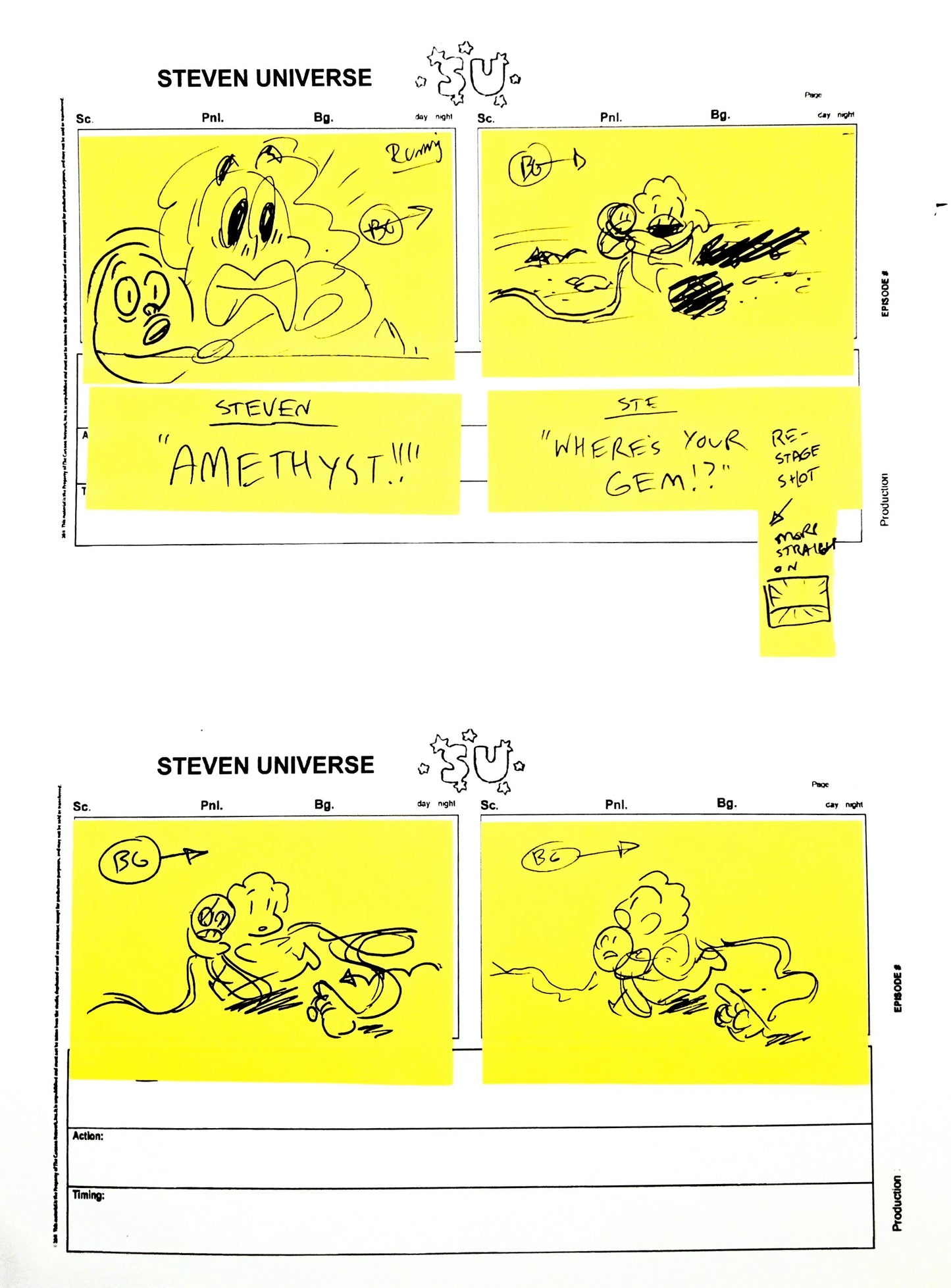 SU "Chasing Limbs" Indirect Kiss - Thumbnail Storyboards