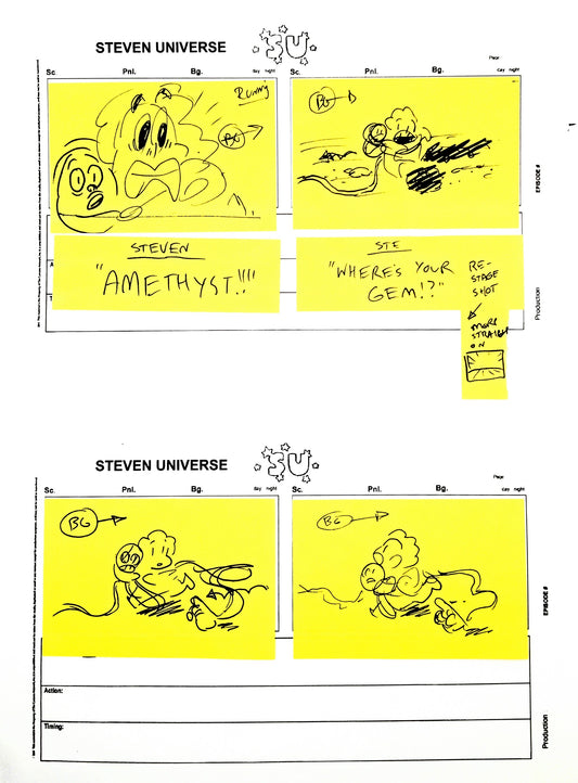 SU "Chasing Limbs" Indirect Kiss - Thumbnail Storyboards