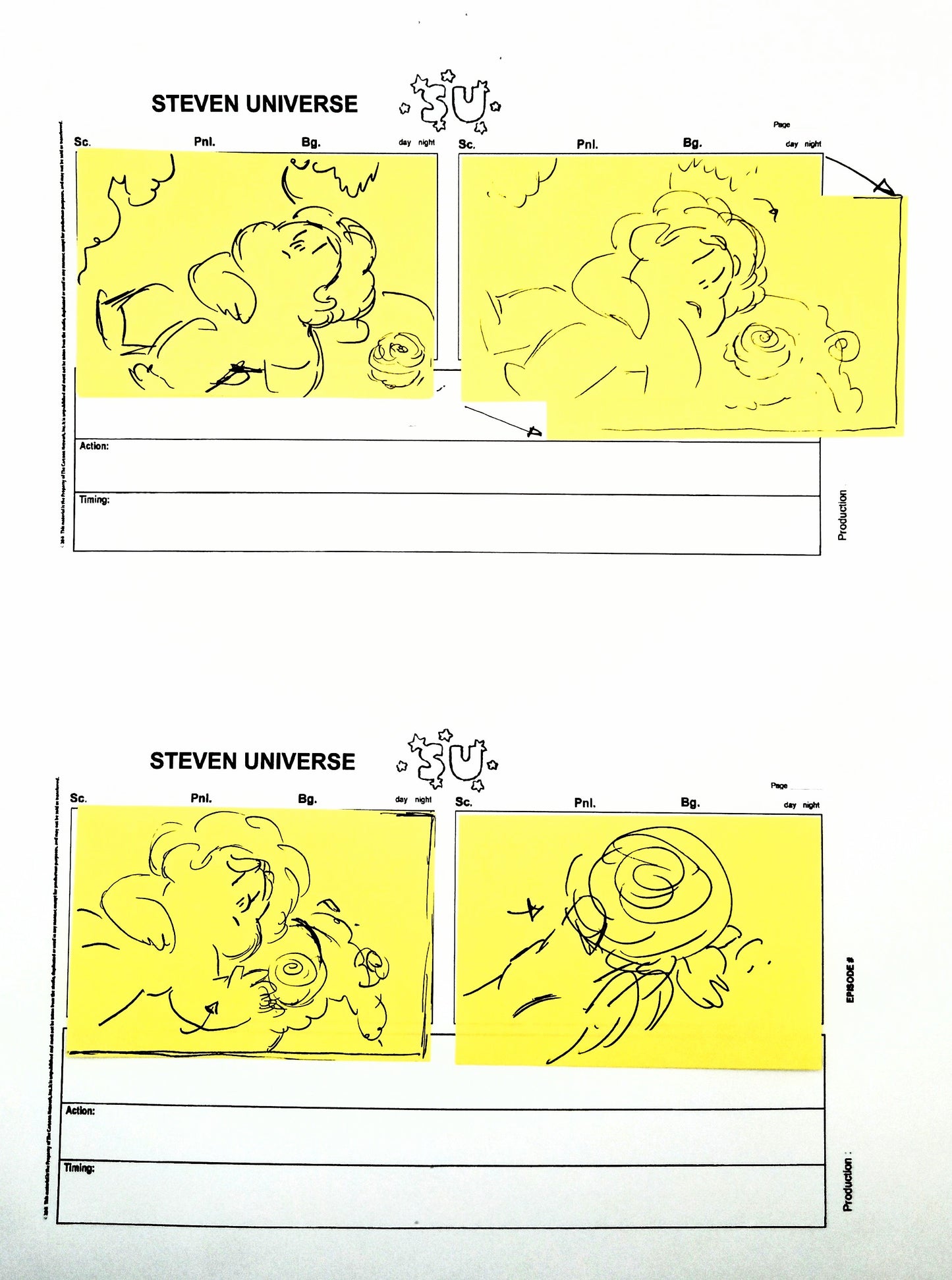 SU "Rose's Lap" Indirect Kiss - Thumbnail Storyboards