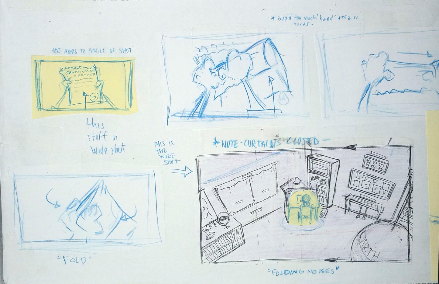 EEnE "Double Dee's Goodbye Note" 21-Page ORIGINAL Thumbs BIG PICTURE SHOW MOVIE
