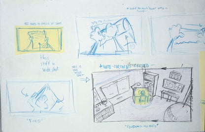 EEnE "Double Dee's Goodbye Note" 21-Page ORIGINAL Thumbs BIG PICTURE SHOW MOVIE