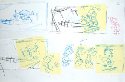 EEnE "Double Dee's Goodbye Note" 21-Page ORIGINAL Thumbs BIG PICTURE SHOW MOVIE