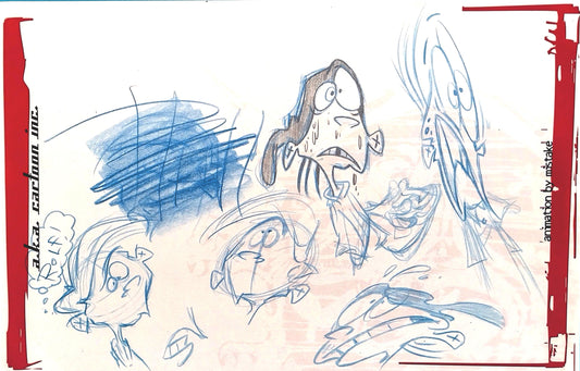EEnE "Double Dee with Rolf on The Side" AKA Stationary Sketch - Warm Up Drawings