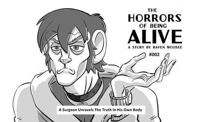 "The Horrors of Being Alive" Zine #002 — A Surgeon Unravels the Truth in His Own Body