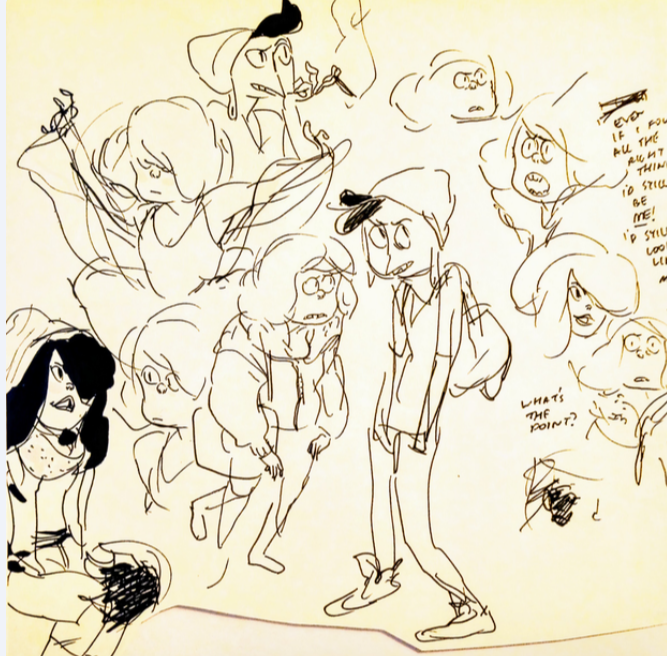 SU "Proto Amethyst, Lars & Sadie" Concept Production Art by Rebecca Sugar