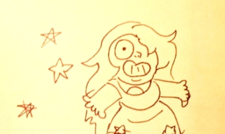 *SOLD* SU "Silly-thyst" Amethyst Doodle by Jeff Liu