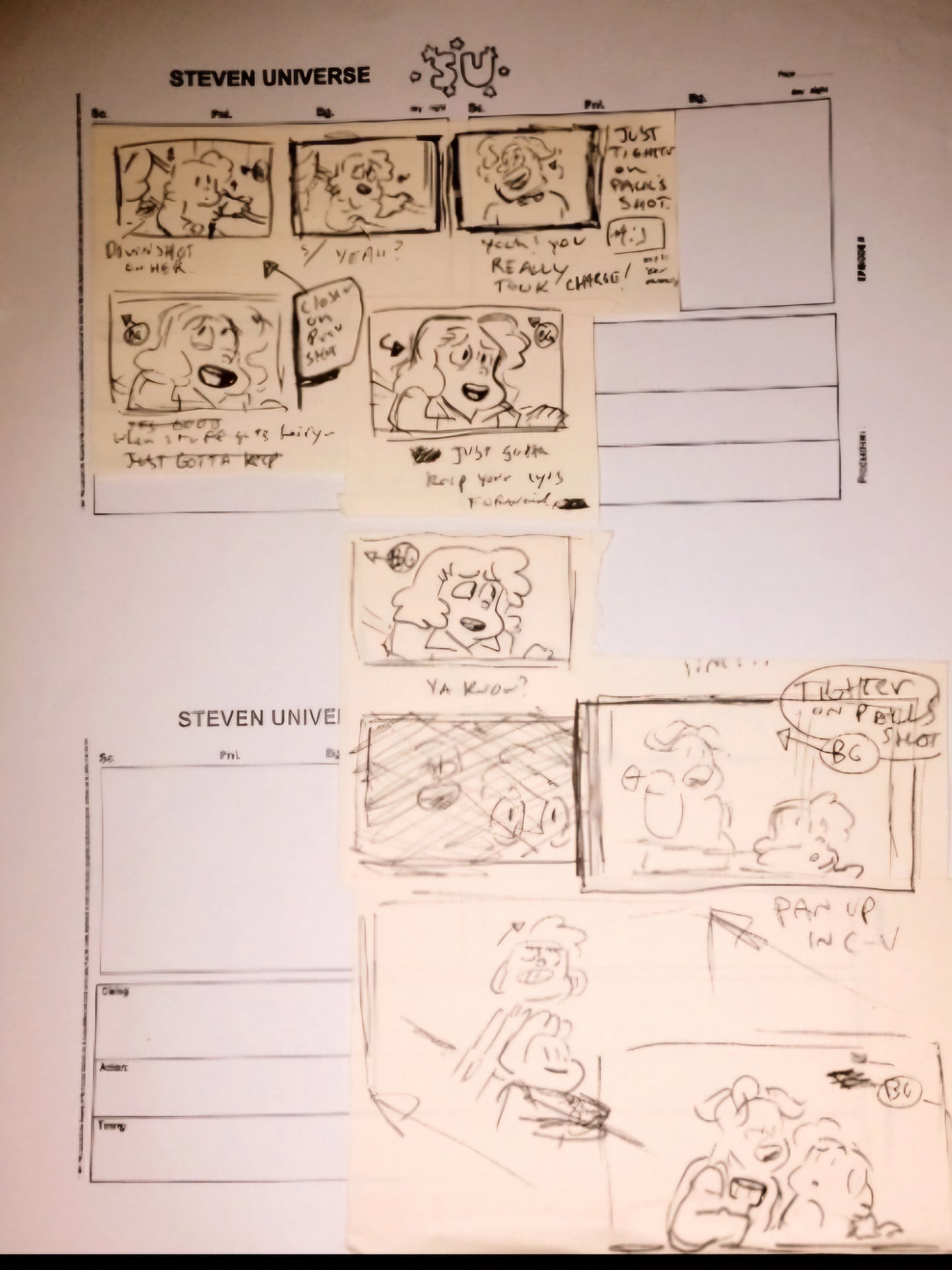 SU Horror Club "When Things Get Hairy" Original Production Thumbnails