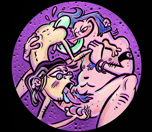 NSFW: EEnE "69 & Doin' Fine" Button/Keychain