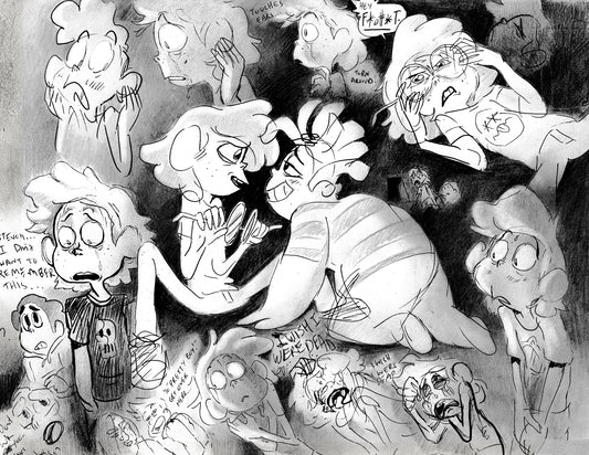 SU "Polaroid" **Trigger Warning** Young Lars & Ronaldo - Horror Club Original Concept Art