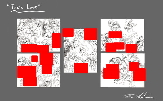 NSFW: SU "Toxic Love" 5-Print Set - Lars & Sadie