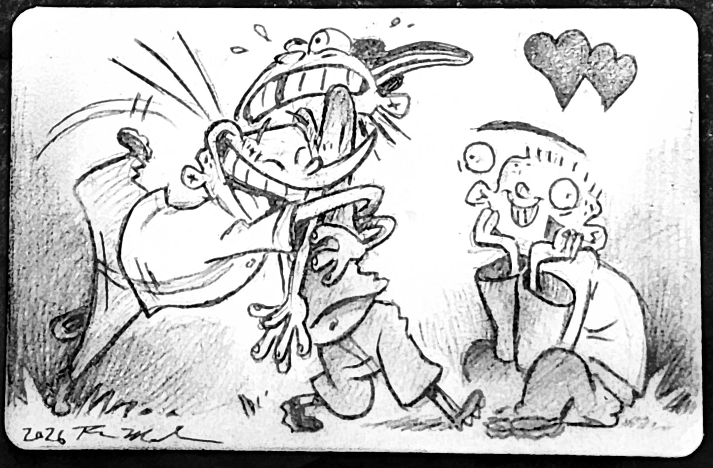 Valentine's Day Card - Ed, Double Dee & Eddy