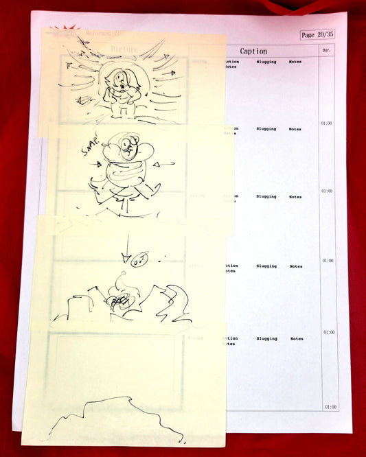 SU Reformed Rough Storyboard #2 Page w/Notes