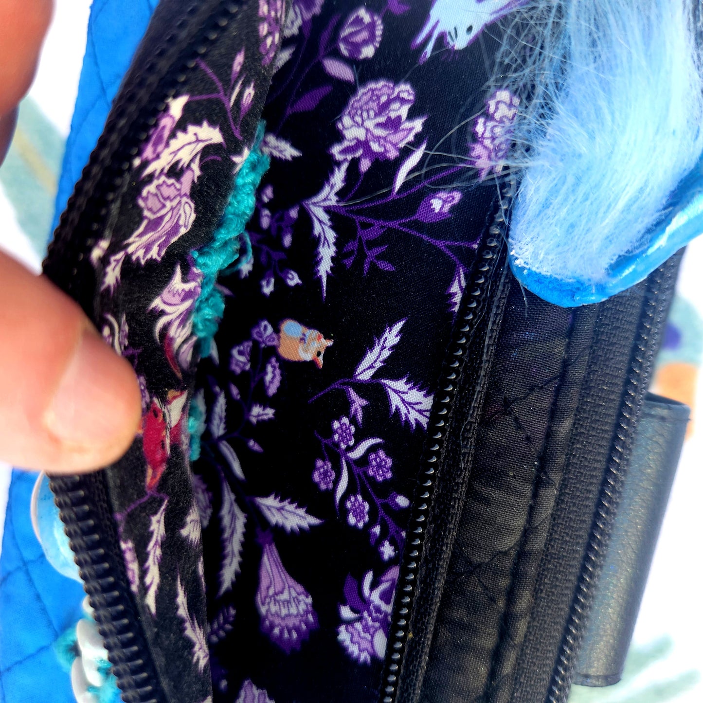 Sculpted "MONSTER" Purse w/Embroidery & COA