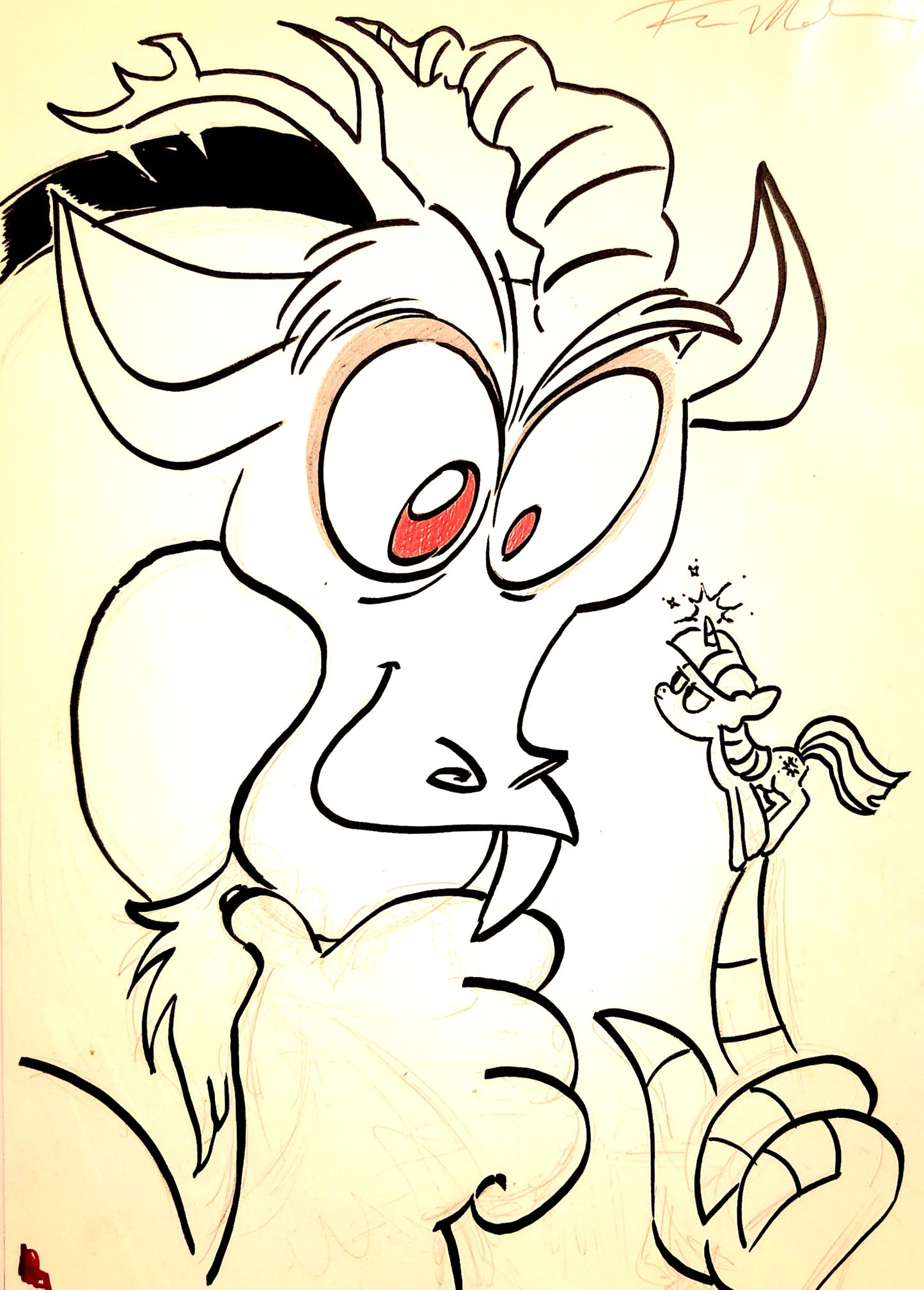MLP:FIM "Discordant Discord" ORIGINAL marker Art