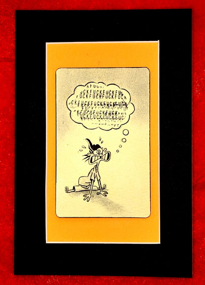 Mini Art Card Prints: "FUCK! Set of 3 - EEnE