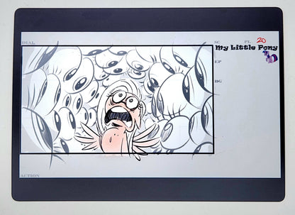 Signed Storyboard Card — Eyes of the Storm (Signed Single Panel)
