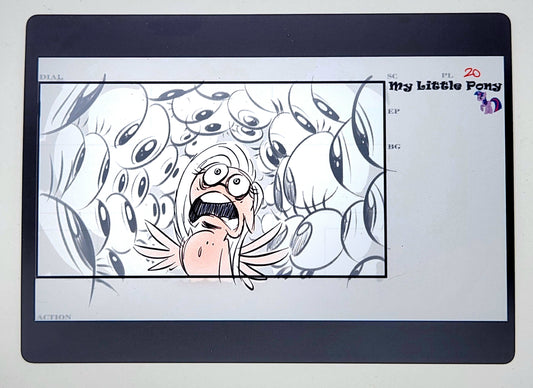 Signed Storyboard Card — Eyes of the Storm (Signed Single Panel)