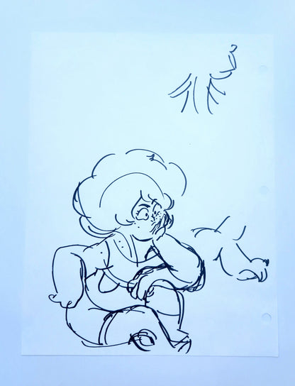 Steven Universe "Origins of Smokey Quartz No. 2" Original Design/Concept Art by Rebecca Sugar