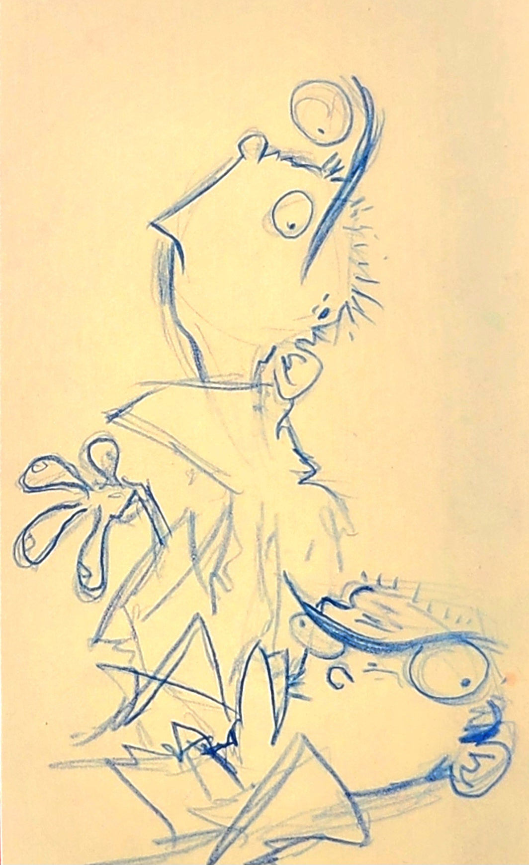 EEnE: "Irked Eds" - Blue Pencil Sticky Note