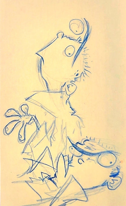 EEnE: "Irked Eds" - Blue Pencil Sticky Note