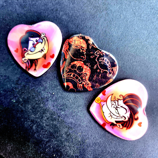 Valentine's Day Magnets (3) - Eddy & Double Dee