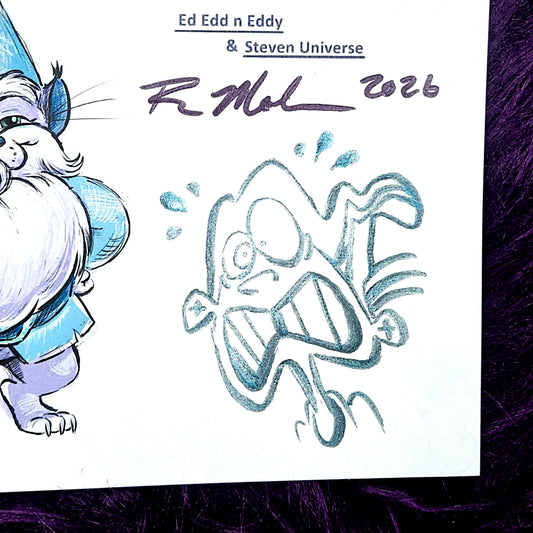 The PlantasmaFloria Art Zine #001 - Ed Edd n Eddy & Steven Universe Production Drawings