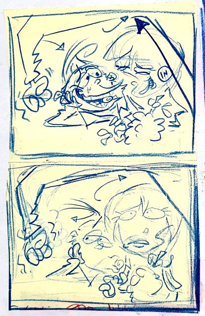 Ed Edd n Eddy: "Fistful of Ed: Cafeteria Taunts No. 5" ALT/CUT Thumbnail Panel Page by Raven Molisee