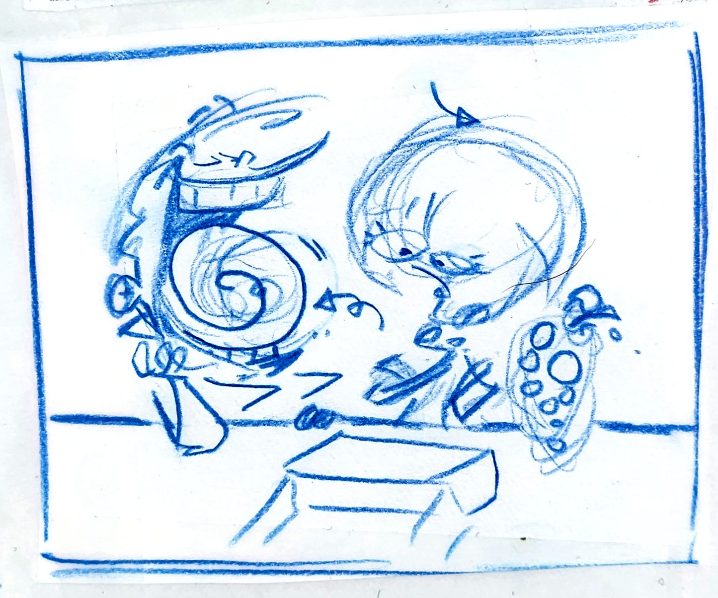 Ed Edd n Eddy: "Fistful of Ed: Cafeteria Taunts No. 3" ALT/CUT Thumbnail Panel Page by Raven Molisee