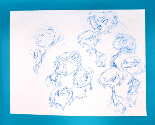 Ed Edd n Eddy: "Marie Kanker" Warm Up Page