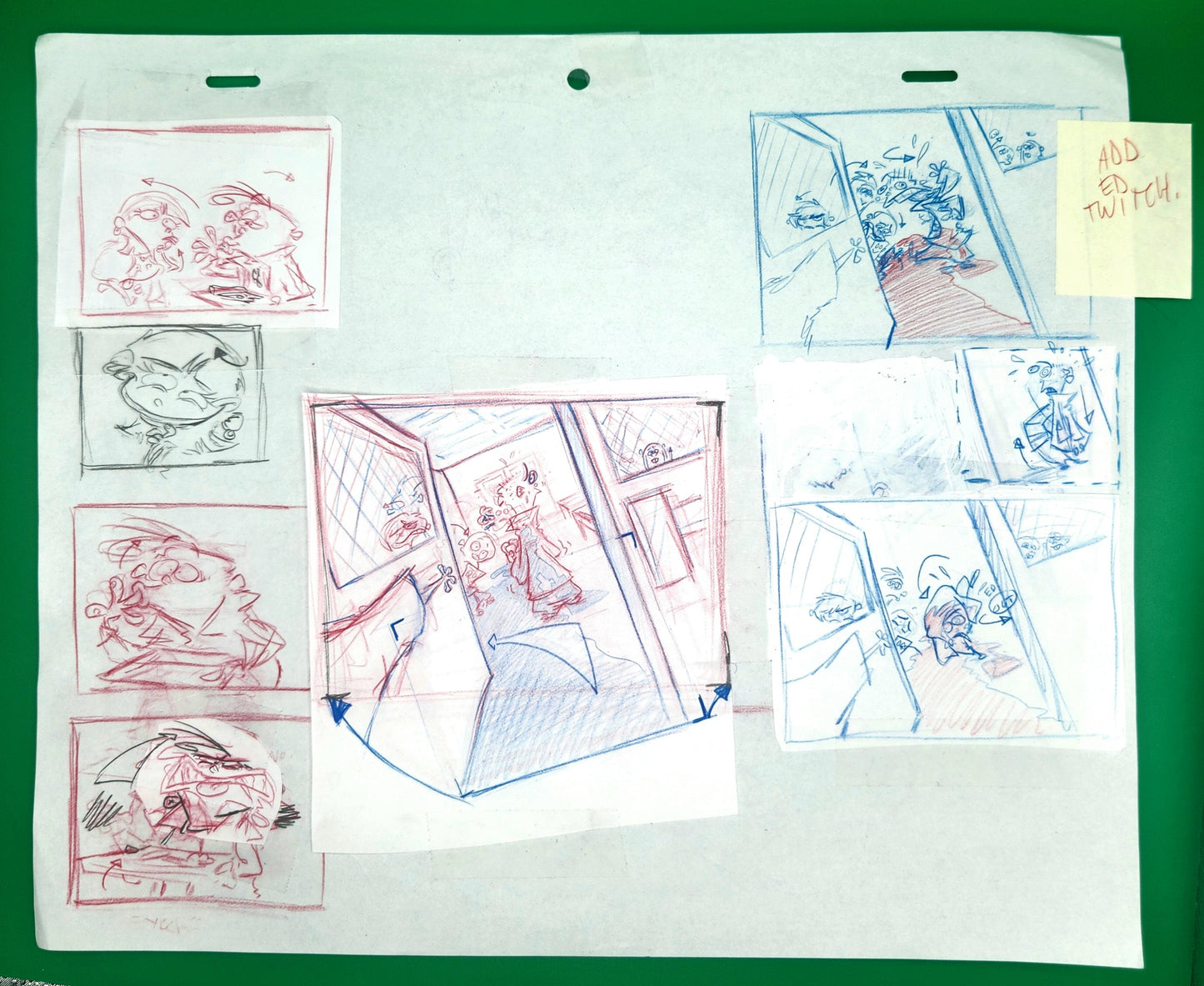 Ed Edd n Eddy: "Fistful of Ed REV No. 3" ALT/CUT Thumbnail Panels by Raven Molisee