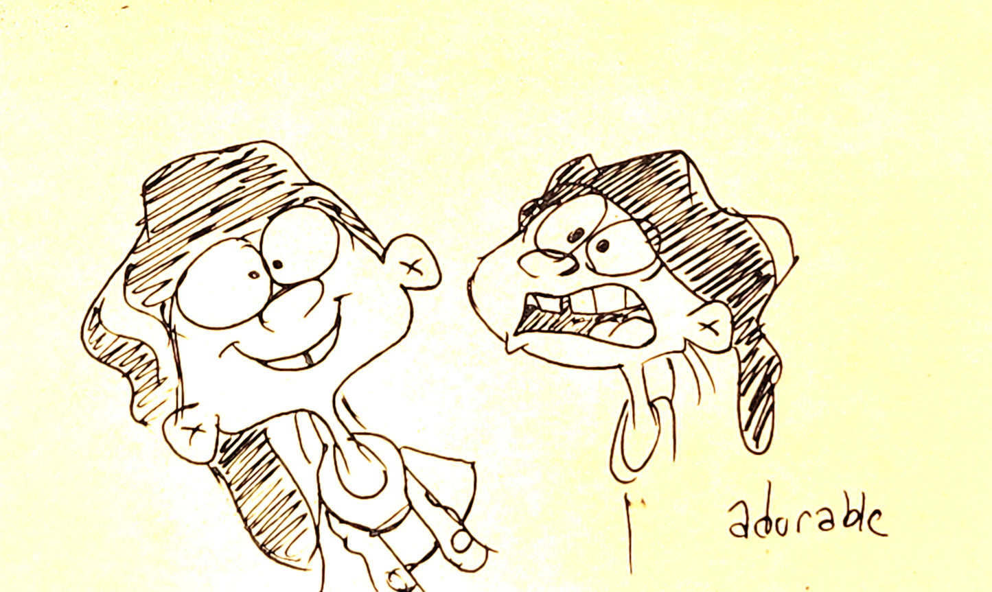EEnE: "Baby Double Dee" Drawing by Sabrina Alberghetti
