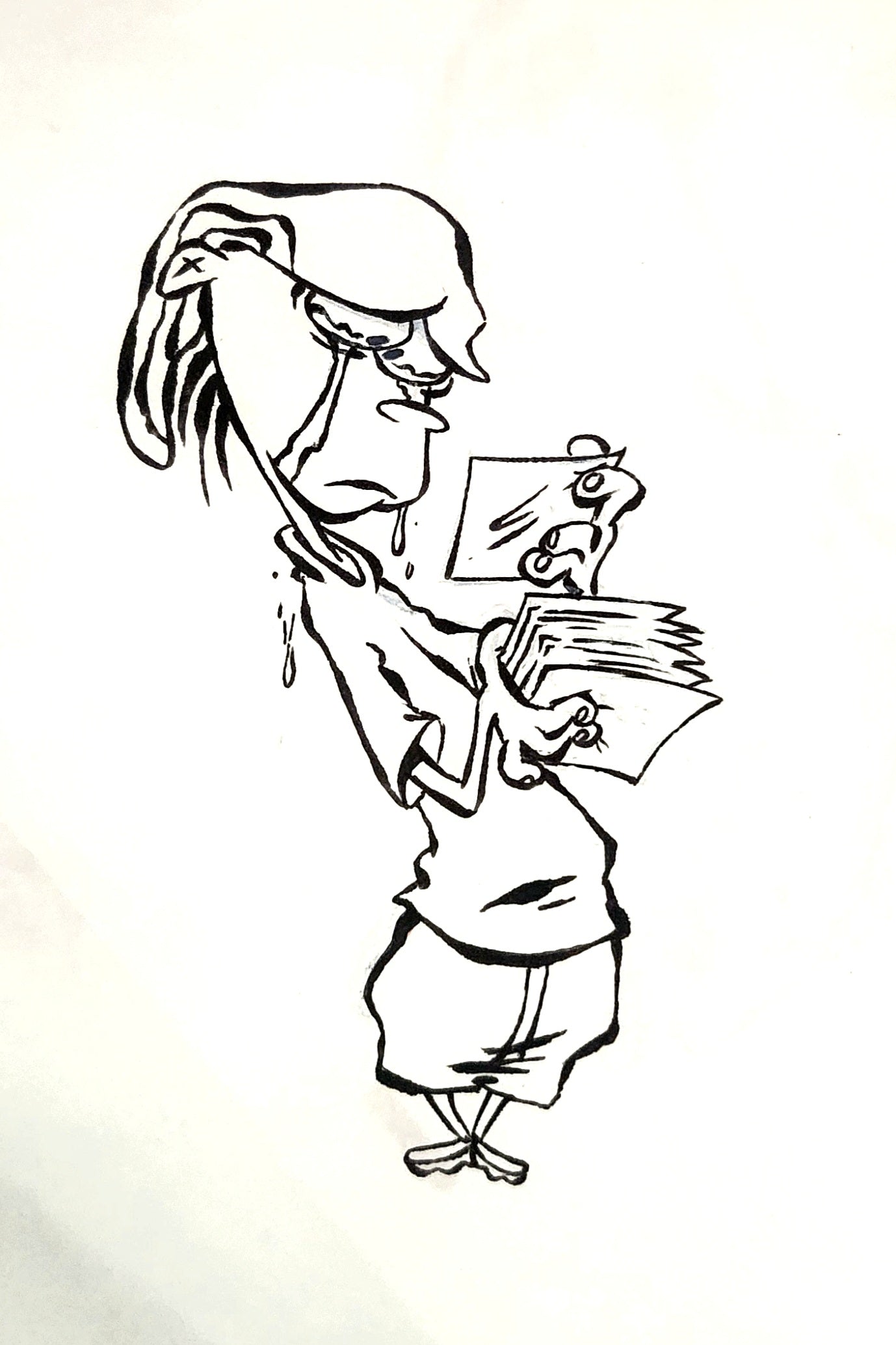 Ed Edd n Eddy "You Come Around" 2-Page Set Roughs/Inks