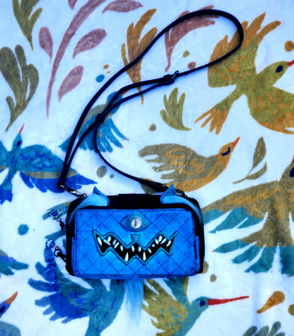 Sculpted "MONSTER" Purse w/Embroidery & COA