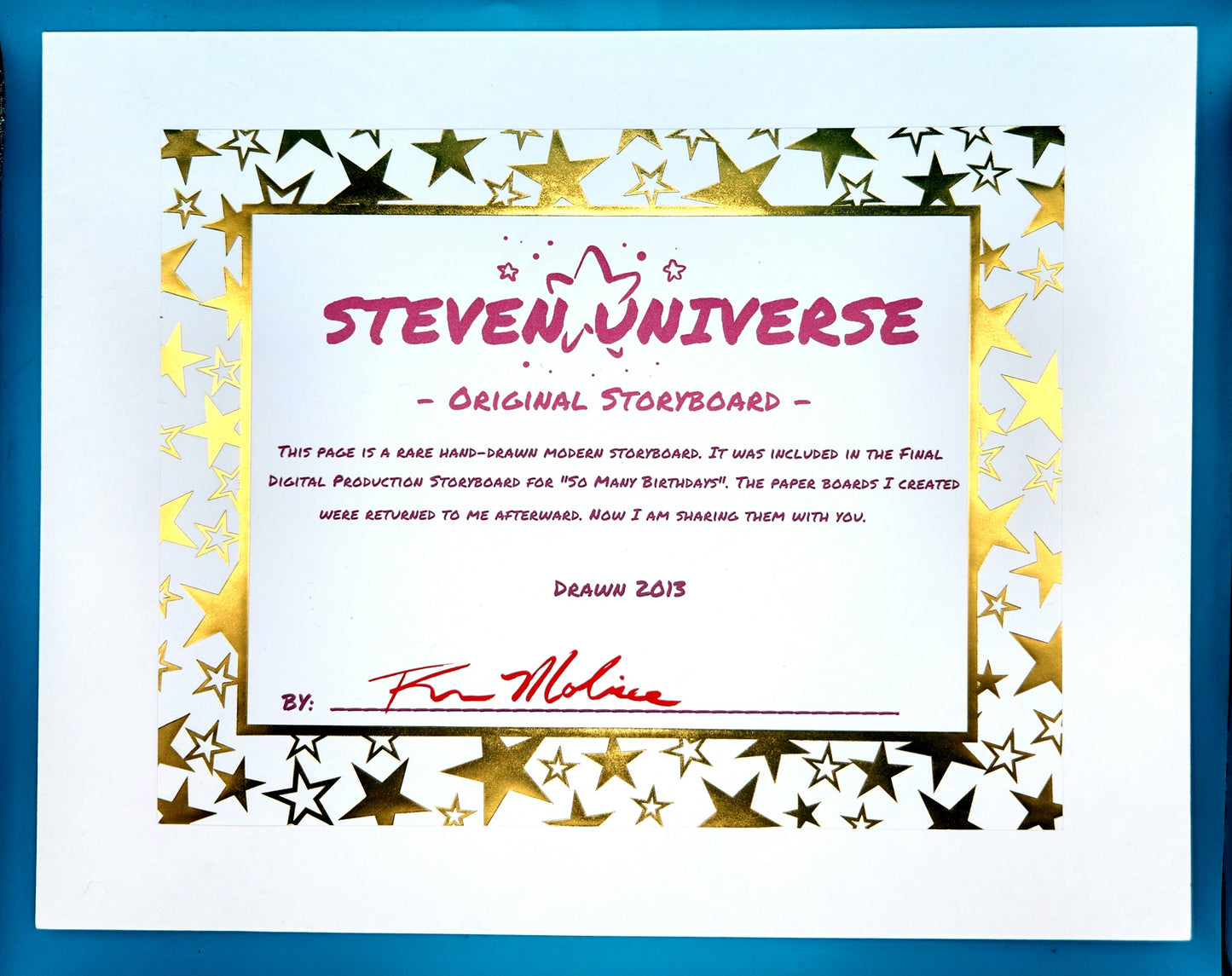 Steven Universe: Production Storyboard "So Many Birthdays" Amethyst & Pearl #002