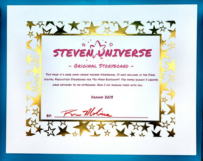 Steven Universe: Production Storyboard "So Many Birthdays" Amethyst & Pearl #002