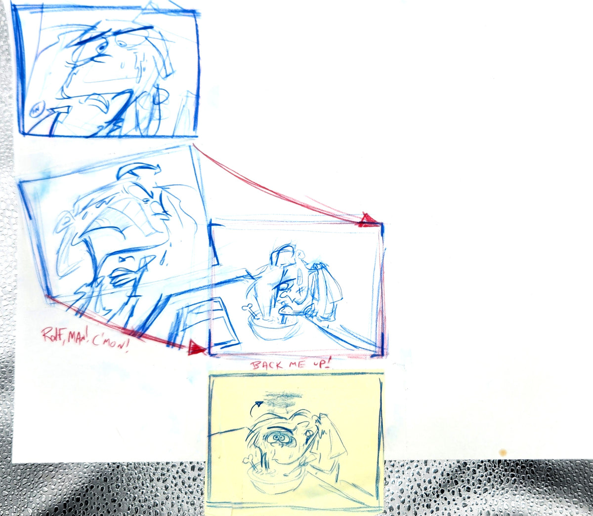 Ed Edd n Eddy: "Fistful of Ed: Cafeteria Taunts No. 4" ALT/CUT Thumbnail Panel Page by Raven Molisee