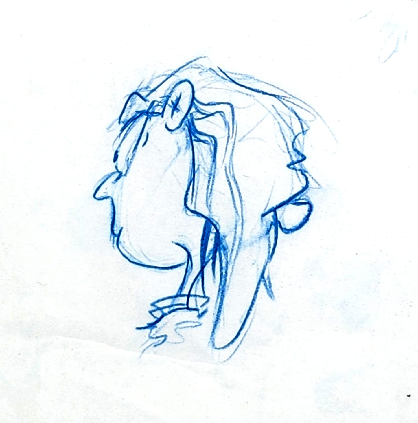 EEnE: "I'm Not Touching Myself" Double Dee Original Drawing (Signed) OOAK