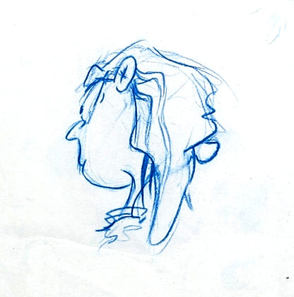 EEnE: "I'm Not Touching Myself" Double Dee Original Drawing (Signed) OOAK