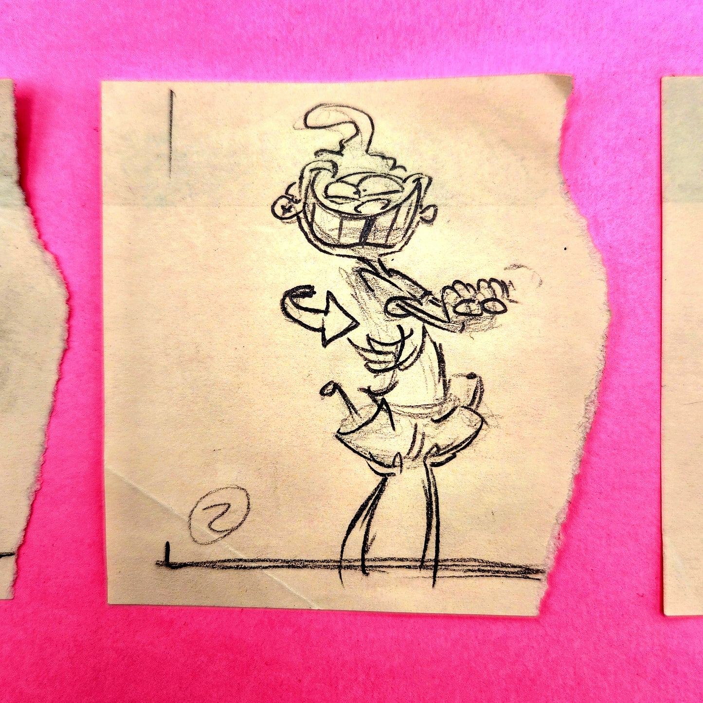 EEnE: "Dancing Dee" Original Storyboard Source Drawings - Big Picture Show