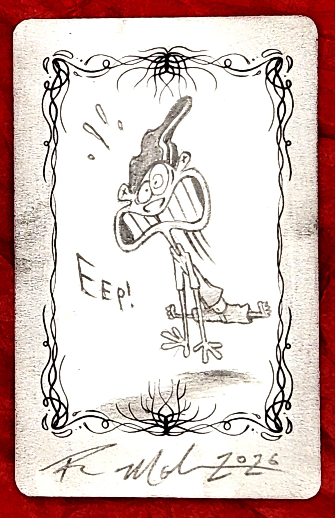 #2 Root Card: EEnE "Double Scree" Double Dee Drawing