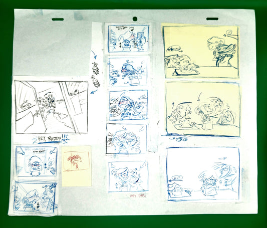 Ed Edd n Eddy: "Fistful of Ed REV No. 4" ALT/CUT Thumbnail Panels by Raven Molisee