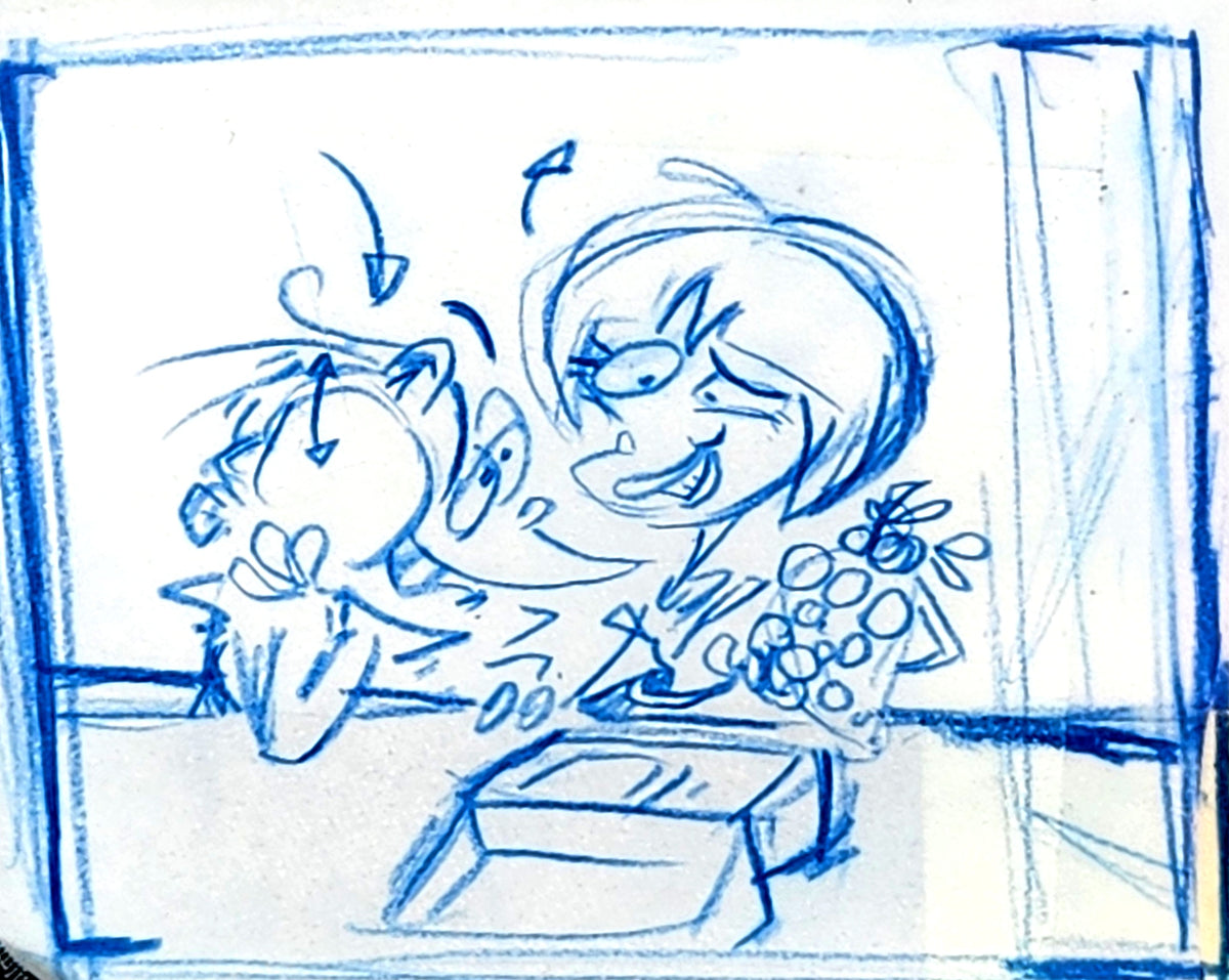 Ed Edd n Eddy: "Fistful of Ed: Cafeteria Taunts No. 3" ALT/CUT Thumbnail Panel Page by Raven Molisee
