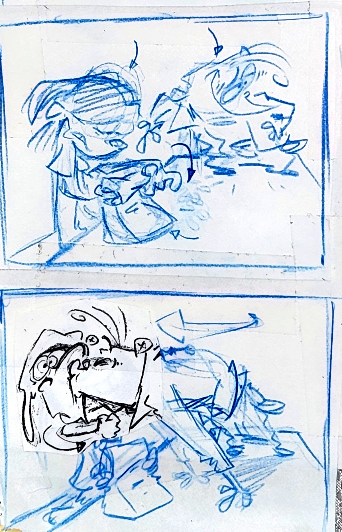 Ed Edd n Eddy: "Fistful of Ed: Cafeteria Taunts No. 2" ALT/CUT Thumbnail Panel Page by Raven Molisee