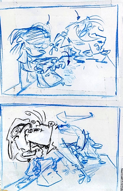 Ed Edd n Eddy: "Fistful of Ed: Cafeteria Taunts No. 2" ALT/CUT Thumbnail Panel Page by Raven Molisee