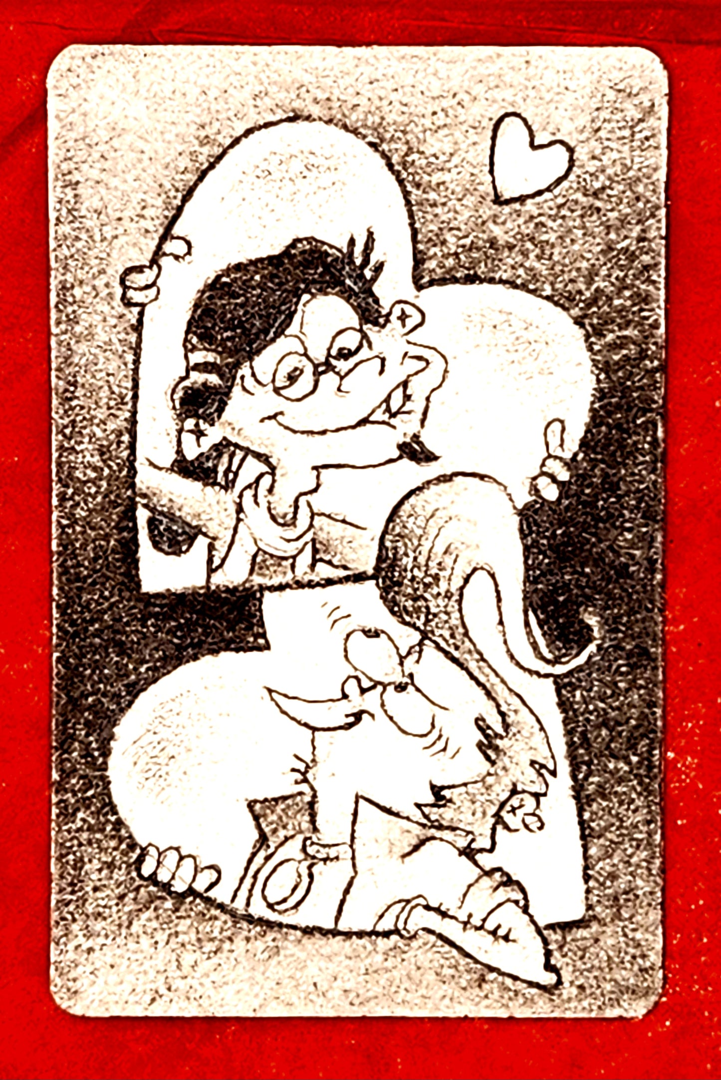 Valentine's Day Card - Double Dee & Eddy #3