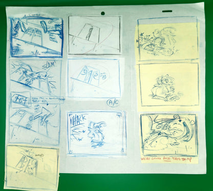 Ed Edd n Eddy: "Fistful of Ed REV No. 1" ALT/CUT Thumbnail Panels by Raven Molisee