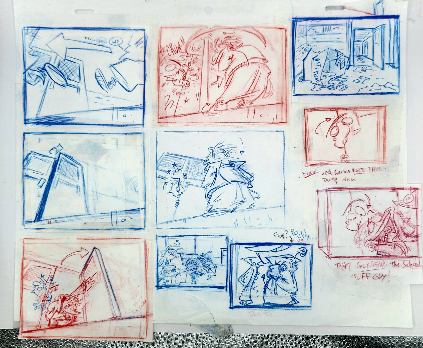 Ed Edd n Eddy: "Fistful of Ed No.1" ALT/CUT Thumbnail Panels by Raven Molisee